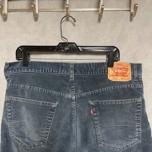 Levi's 559 Pants Men 36X31‎ Blue Corduroy Relaxed Straight Baggy Retro Outdoor